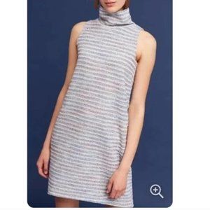 Anthropologie Mock Neck Tunic Dress